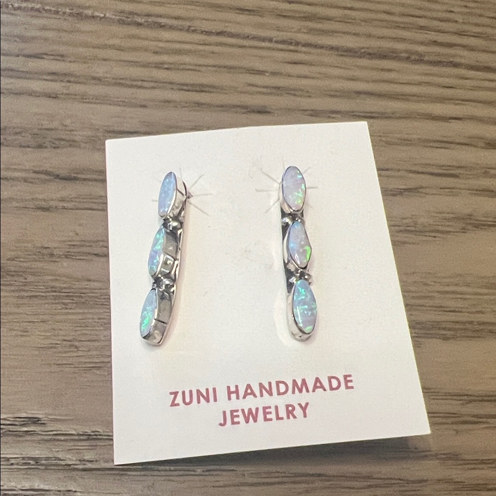 Zuni Opal Postback Earrings